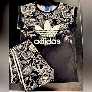 Women’s Small Adidas top and leggings set